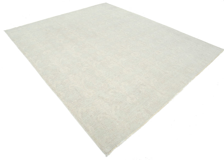 Hand Knotted Ikat Wool Rug 8' 0" x 9' 7" - No. AT99198