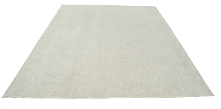 Hand Knotted Ikat Wool Rug 8' 0" x 9' 7" - No. AT99198