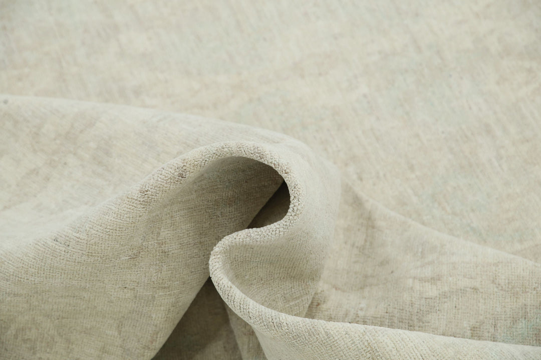 Hand Knotted Ikat Wool Rug 8' 0" x 9' 7" - No. AT99198