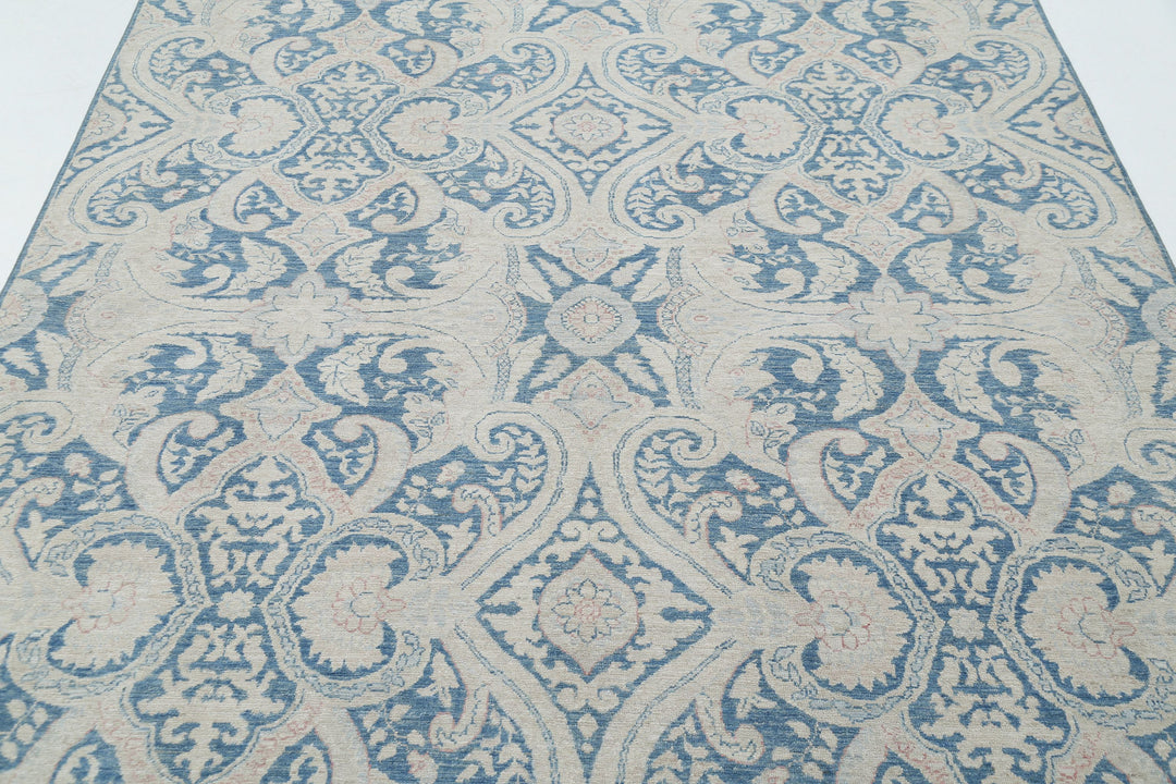 Hand Knotted Artemix Wool Rug 6' 0" x 7' 11" - No. AT41374