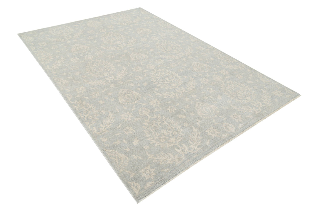 Hand Knotted Artemix Wool Rug 6' 0" x 8' 8" - No. AT42527