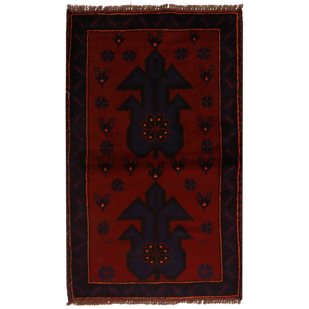 Baluchi Rug 2'8" x 4'6" - No. AL16612