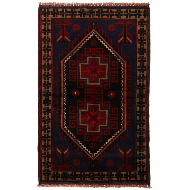 Baluchi Rug 2'9" x 4'4" - No. AL37358