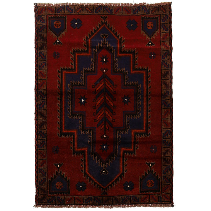 Baluchi Rug 3' 2" x 4' 7" - No. AL31746