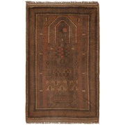 Antique Prayer Rug 2' 9" x 4' 6" - No. AL48597