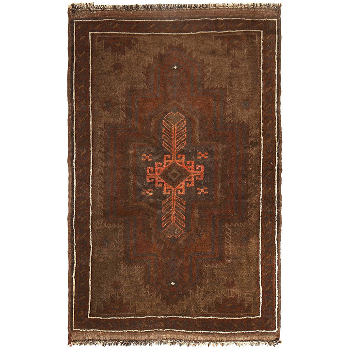 Antique Baluchi Rug 3' x 4'6" - No. AL20163
