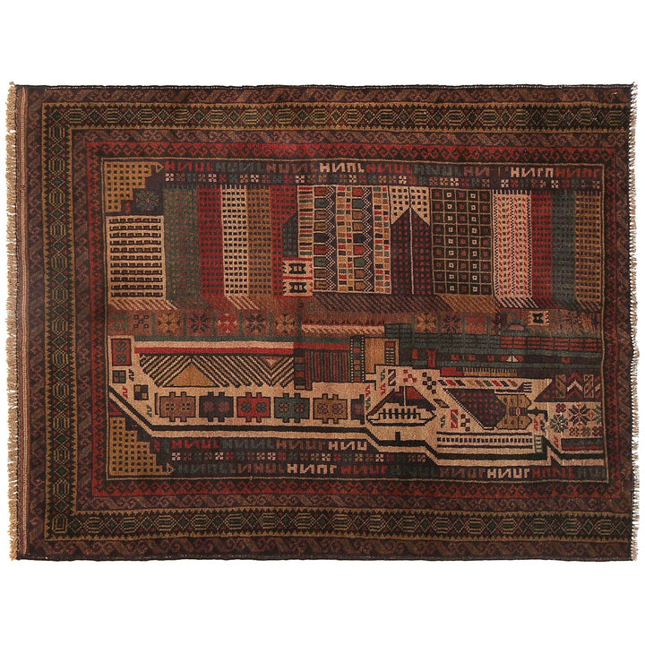 Baluchi Rug 3' " x 4' 3" - No. AL91394