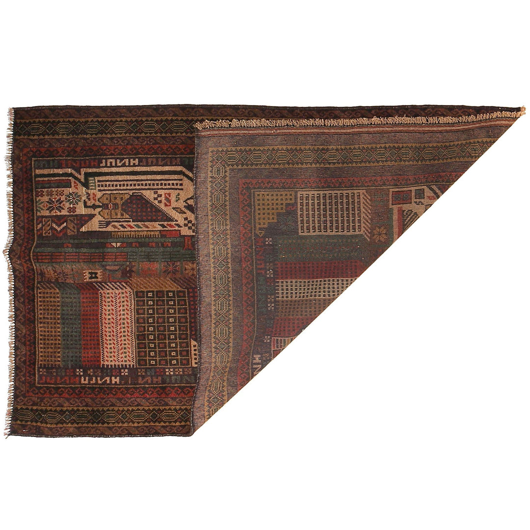 Baluchi Rug 3' " x 4' 3" - No. AL91394