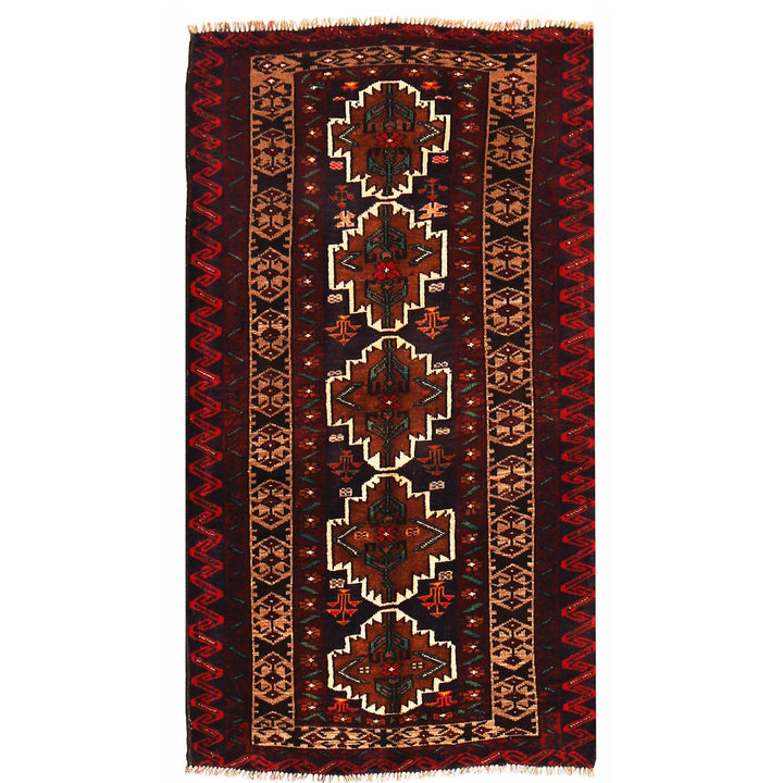 Baluchi Rug 3' 1" x 4' 8" - No. AL26545