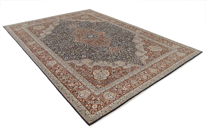 Hand Knotted Heritage Fine Persian Style Wool Rug 8' 0" x 11' 1" - No. AT22086