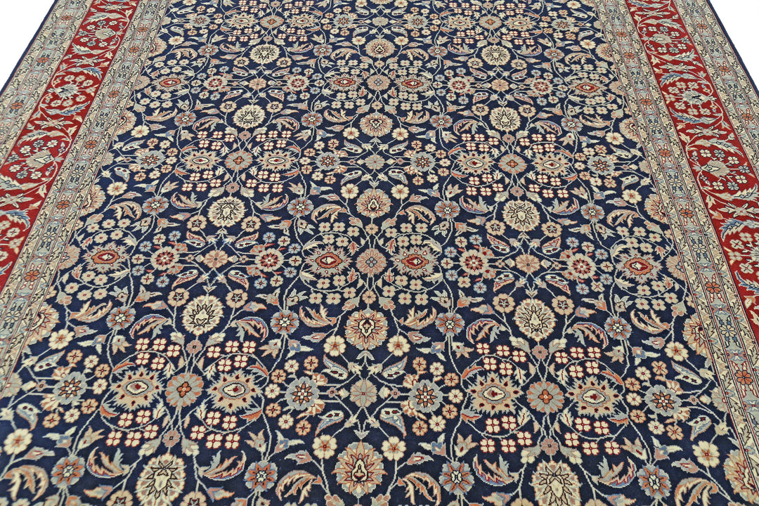Hand Knotted Heritage Persian Style Tabriz Wool Rug 8' 0" x 9' 10" - No. AT67411