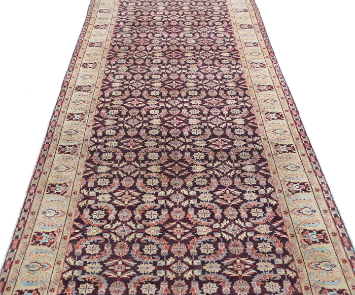 Hand Knotted Heritage Tabriz Wool Rug 3' 11" x 11' 11" - No. AT28150
