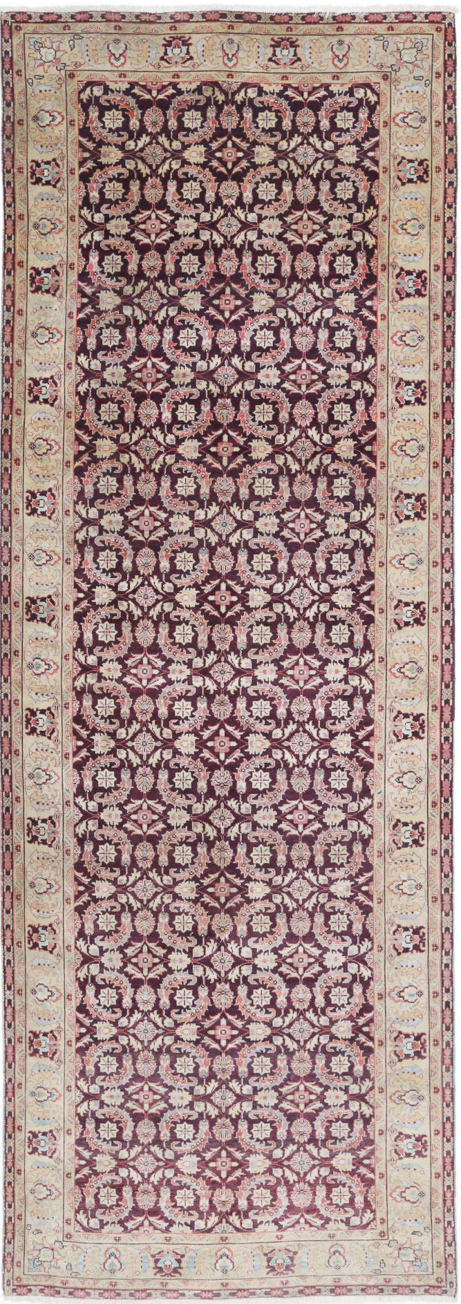 Hand Knotted Heritage Tabriz Wool Rug 3' 11" x 11' 11" - No. AT28150