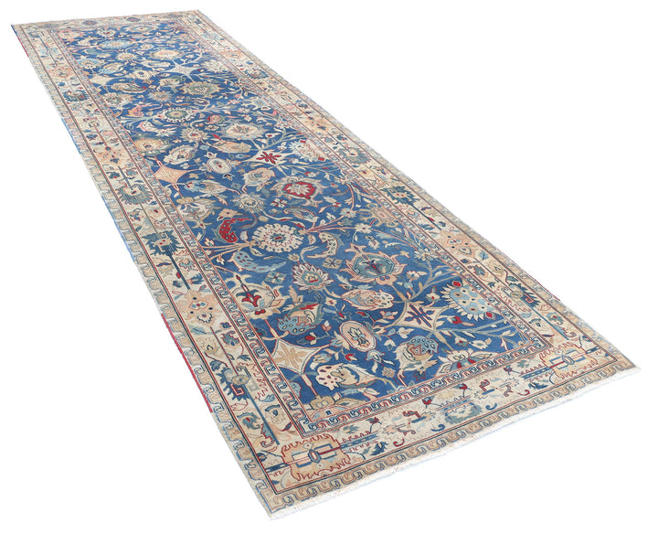 Hand Knotted Heritage Tabriz Wool Rug 4' 0" x 12' 0" - No. AT87583