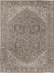 Hand Knotted Persian Heriz Wool Rug 7' 11" x 10' 8" - No. AT64019