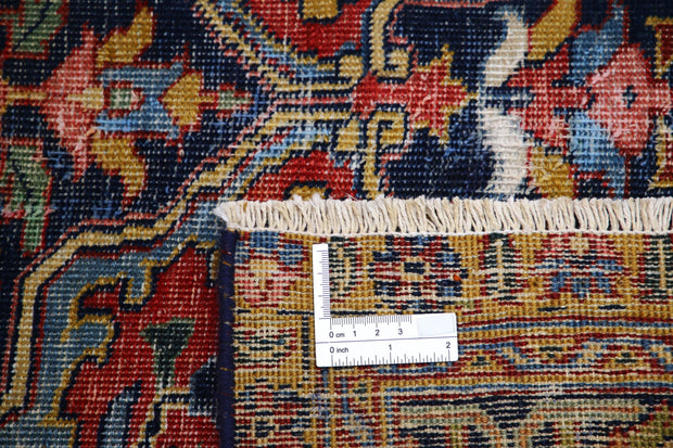 Hand Knotted Vintage Persian Heriz Wool Rug 8' 2" x 11' 8" - No. AT41868