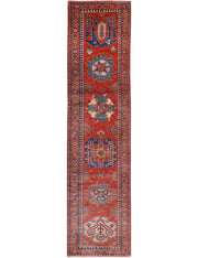 Hand Knotted Nomadic Caucasian Humna Wool Rug 2' 8" x 11' 6" - No. AT50619