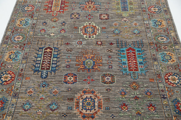 Hand Knotted Jasmine Sultani Wool Rug 4' 2" x 6' 5" - No. AT83875