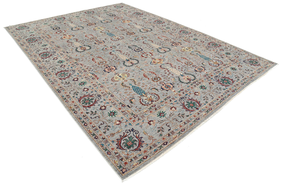 Hand Knotted Jasmine Sultani Wool Rug 8' 9" x 11' 11" - No. AT24884