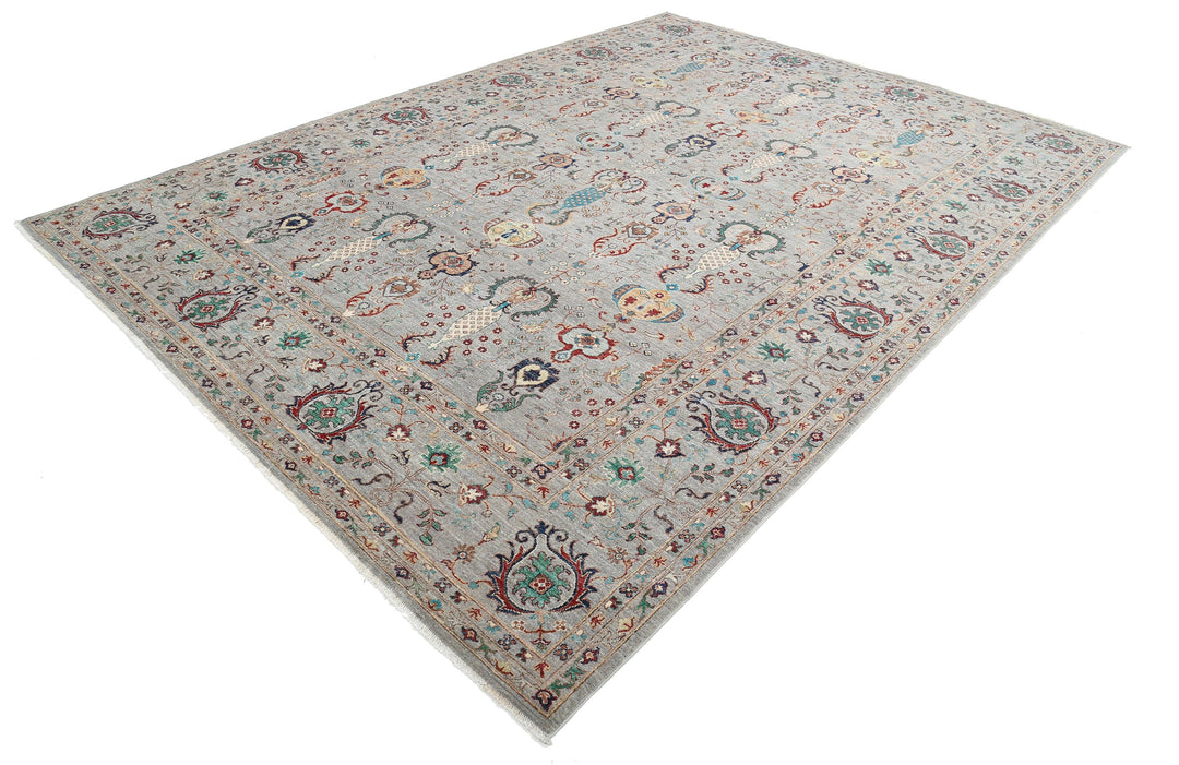 Hand Knotted Jasmine Sultani Wool Rug 8' 9" x 11' 11" - No. AT24884