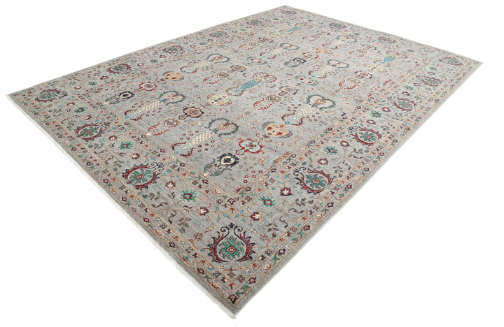 Hand Knotted Jasmine Sultani Wool Rug 8' 9" x 11' 11" - No. AT24884
