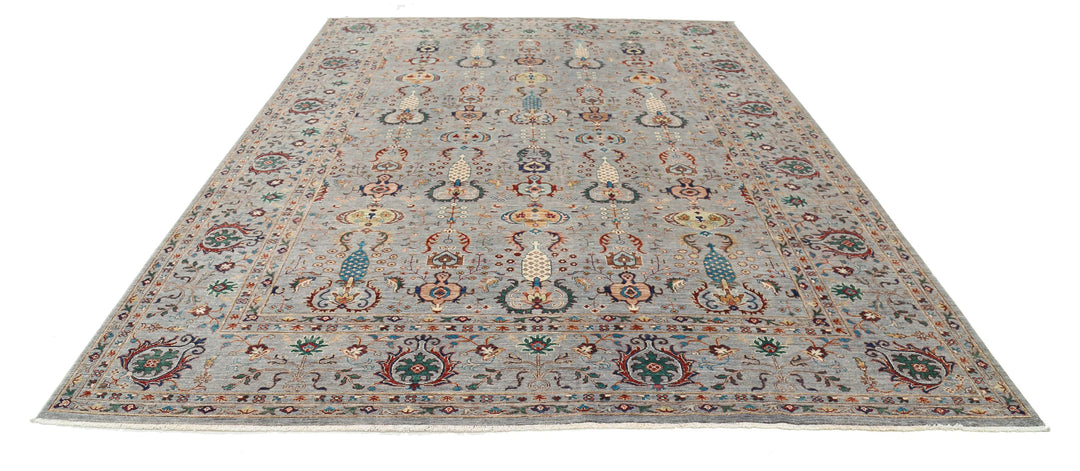 Hand Knotted Jasmine Sultani Wool Rug 8' 9" x 11' 11" - No. AT24884