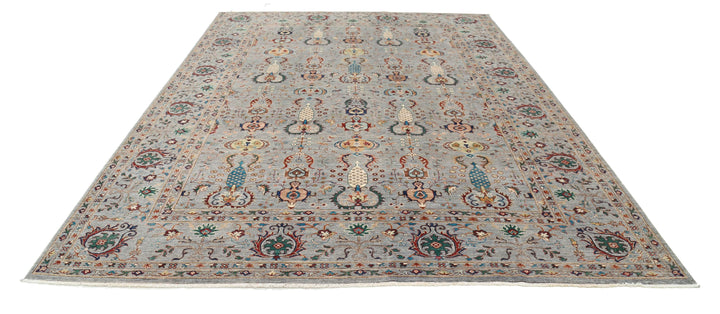 Hand Knotted Jasmine Sultani Wool Rug 8' 9" x 11' 11" - No. AT24884