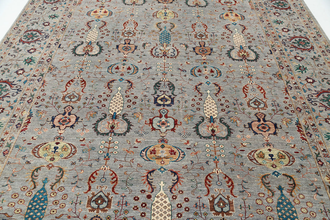 Hand Knotted Jasmine Sultani Wool Rug 8' 9" x 11' 11" - No. AT24884