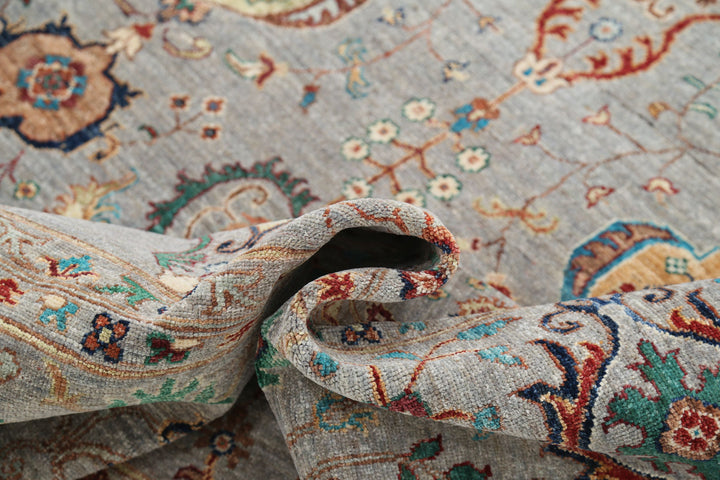 Hand Knotted Jasmine Sultani Wool Rug 8' 9" x 11' 11" - No. AT24884