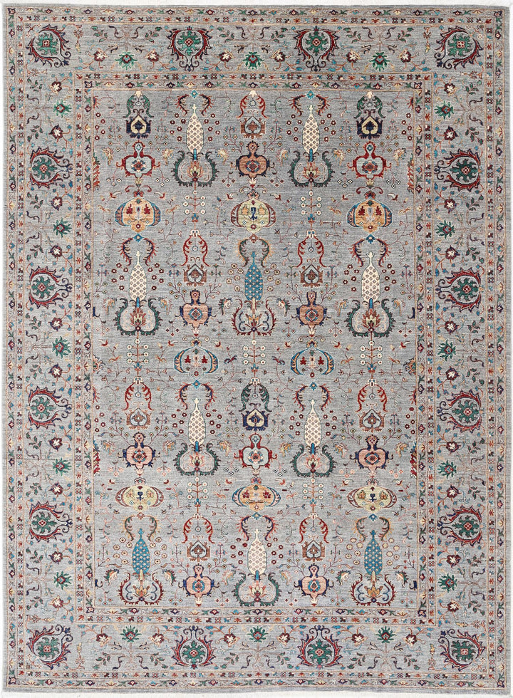 Hand Knotted Jasmine Sultani Wool Rug 8' 9" x 11' 11" - No. AT24884