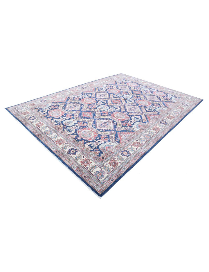 Hand Knotted Royal Kazak Wool Rug 8' 1" x 11' 5" - No. AT24789