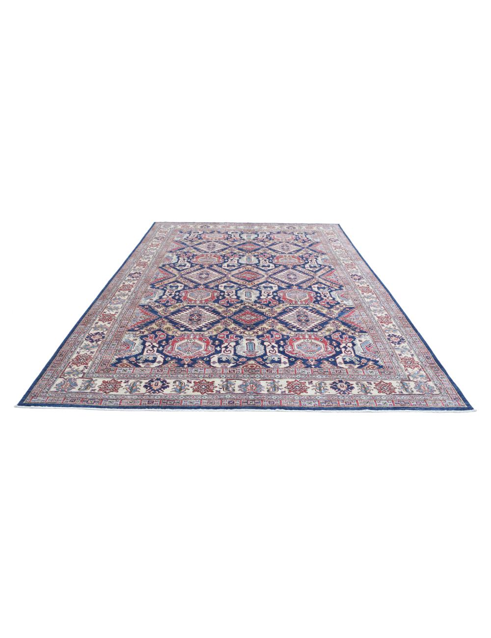 Hand Knotted Royal Kazak Wool Rug 8' 1" x 11' 5" - No. AT24789