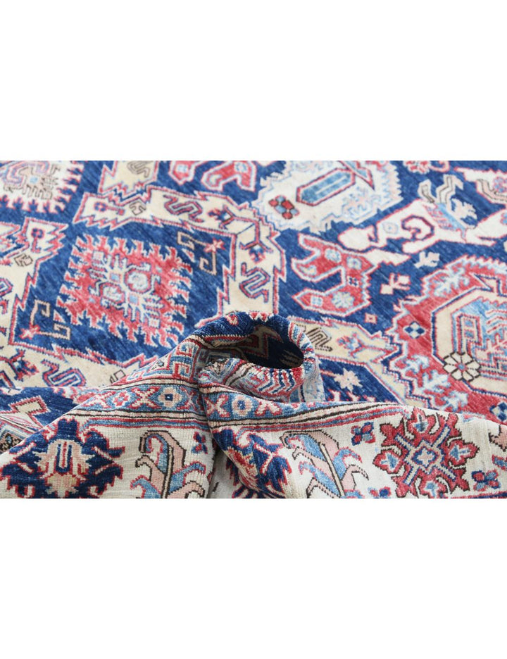 Hand Knotted Royal Kazak Wool Rug 8' 1" x 11' 5" - No. AT24789