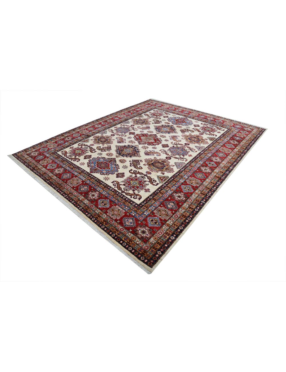 Hand Knotted Royal Kazak Wool Rug 8' 4" x 10' 3" - No. AT77347