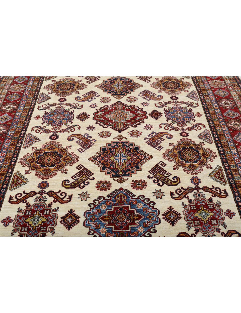 Hand Knotted Royal Kazak Wool Rug 8' 4" x 10' 3" - No. AT77347