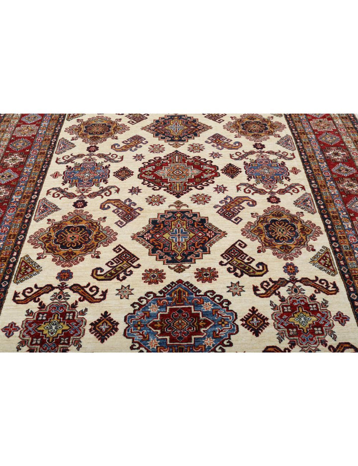Hand Knotted Royal Kazak Wool Rug 8' 4" x 10' 3" - No. AT77347