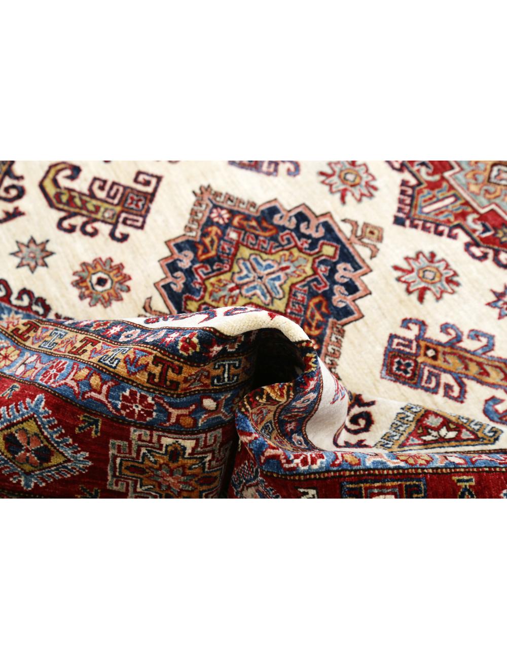 Hand Knotted Royal Kazak Wool Rug 8' 4" x 10' 3" - No. AT77347