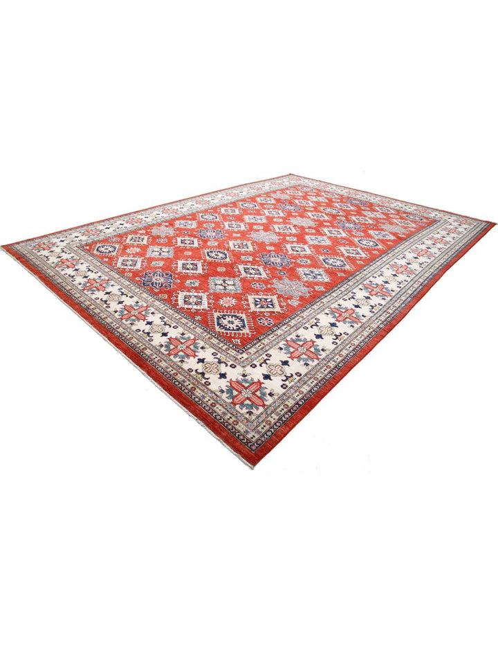 Hand Knotted Royal Kazak Wool Rug 11' 7" x 16' 4" - No. AT62714