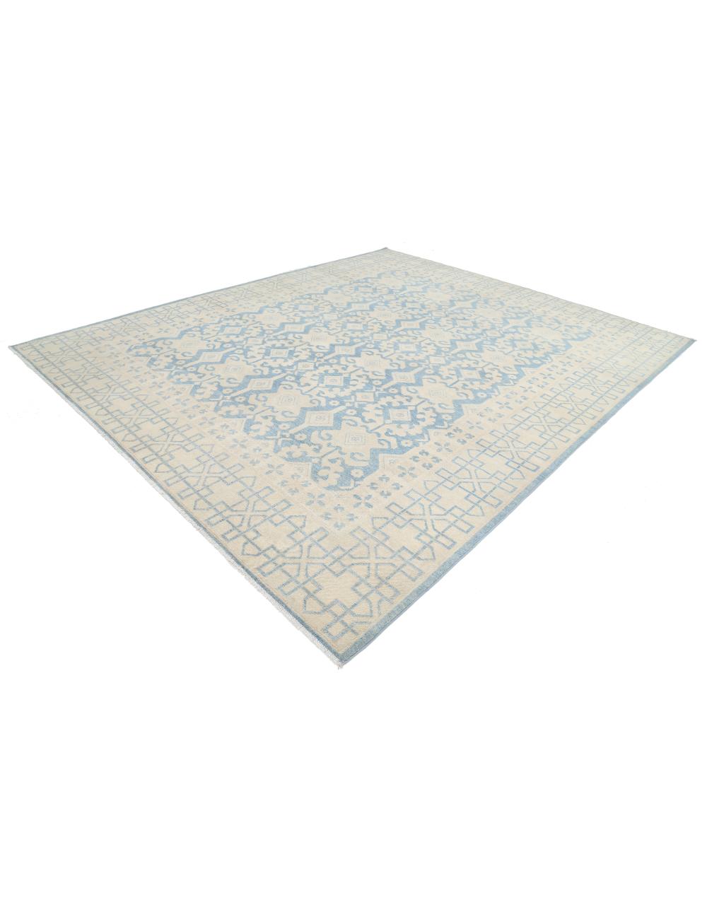 Hand Knotted Khotan Wool Rug 9' 10" x 12' 2" - No. AT30524