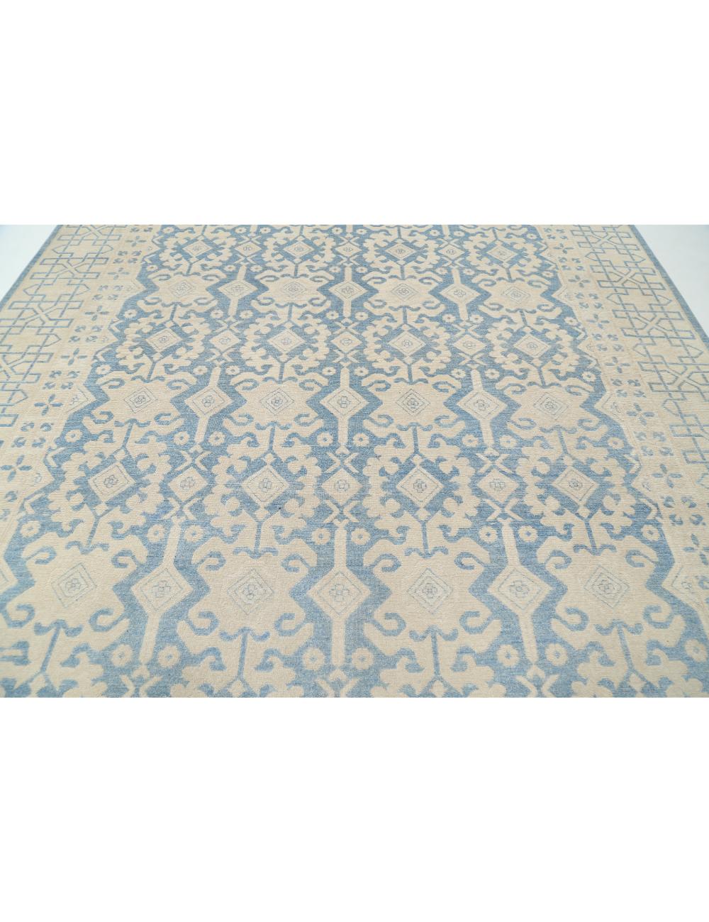 Hand Knotted Khotan Wool Rug 9' 10" x 12' 2" - No. AT30524