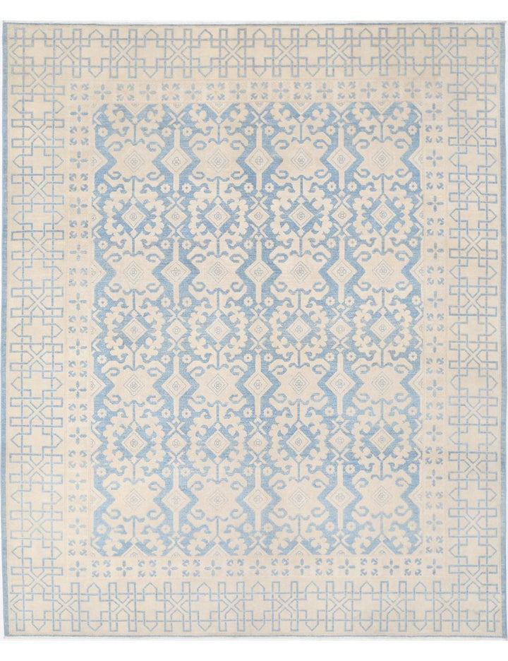 Hand Knotted Khotan Wool Rug 9' 10" x 12' 2" - No. AT30524