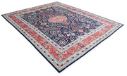 Hand Knotted Traditional Floral Bamboo Silk Rug 8' 0" x 9' 11" - No. AT73245