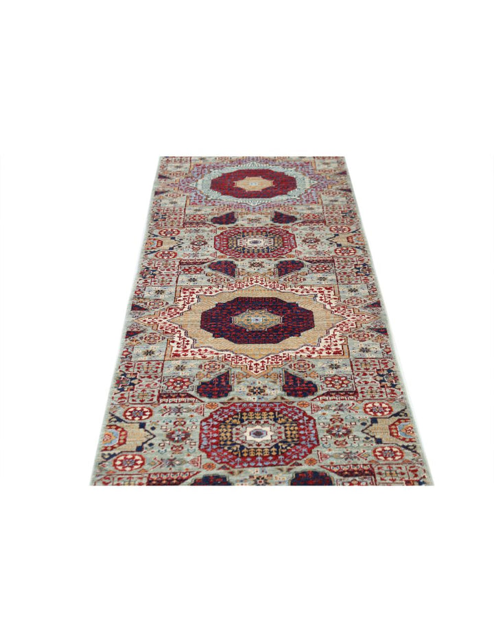 Hand Knotted Mamluk Wool Rug 2' 6" x 27' 6" - No. AT27513