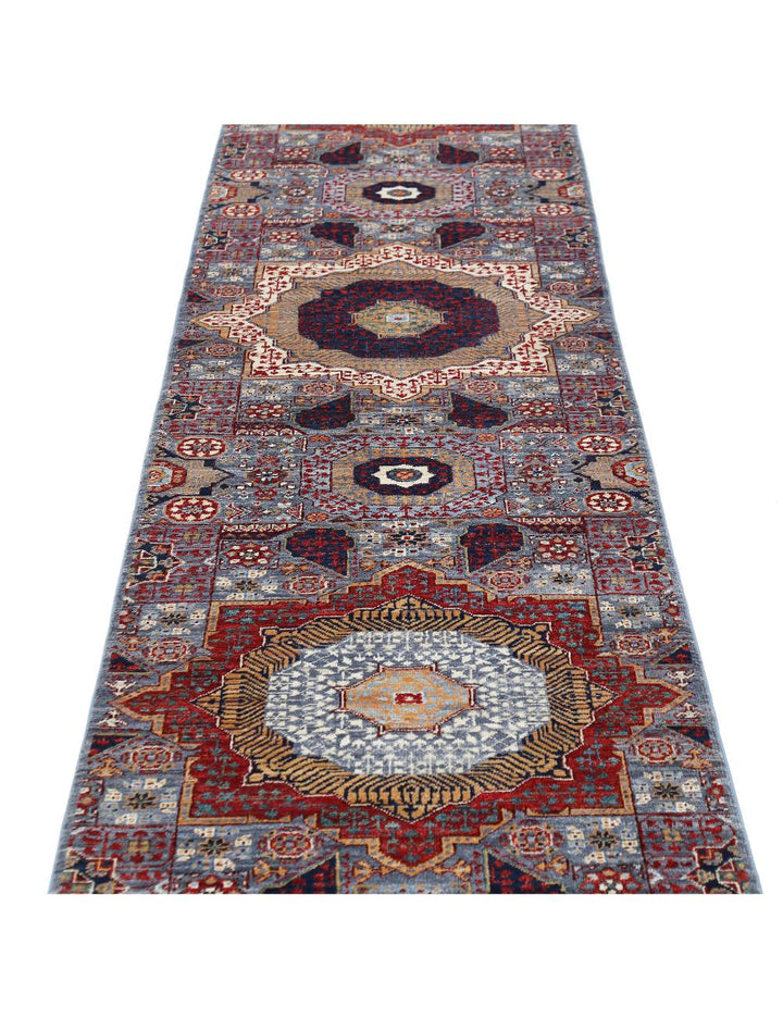 Hand Knotted Mamluk Wool Rug 2' 6" x 27' 5" - No. AT29706