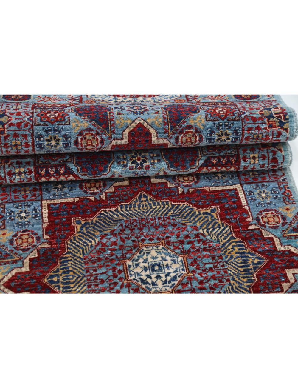 Hand Knotted Mamluk Wool Rug 2' 7" x 9' 9" - No. AT91796