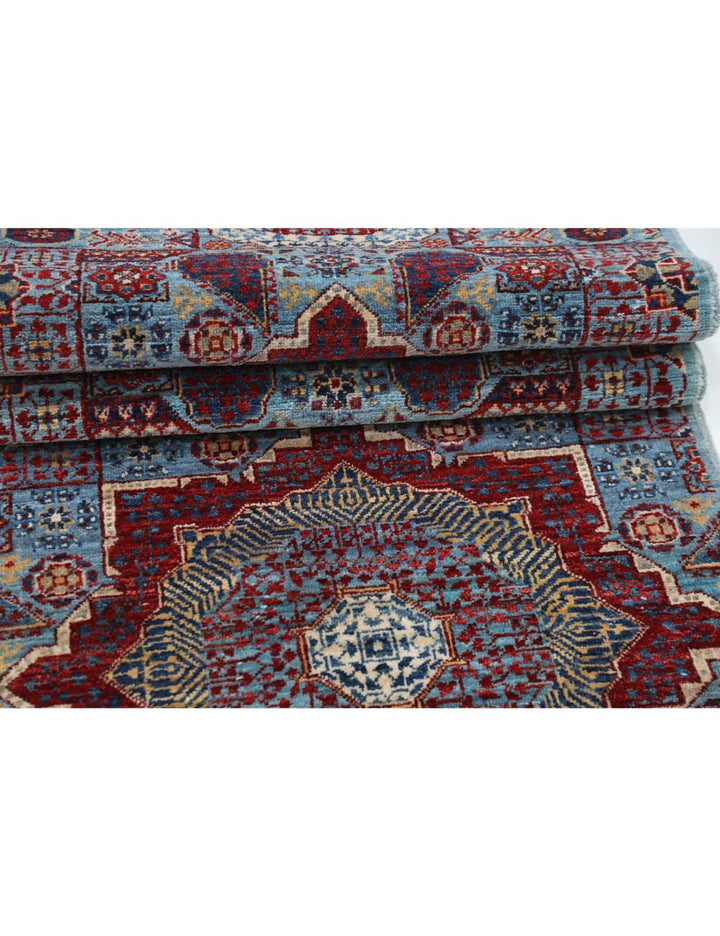 Hand Knotted Mamluk Wool Rug 2' 7" x 9' 9" - No. AT91796