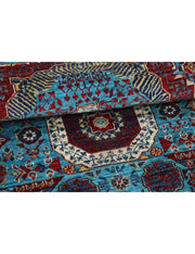 Hand Knotted Mamluk Wool Rug 2' 9" x 9' 8" - No. AT89306