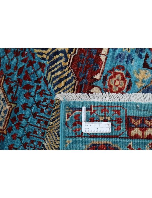 Hand Knotted Mamluk Wool Rug 2' 9" x 9' 8" - No. AT89306
