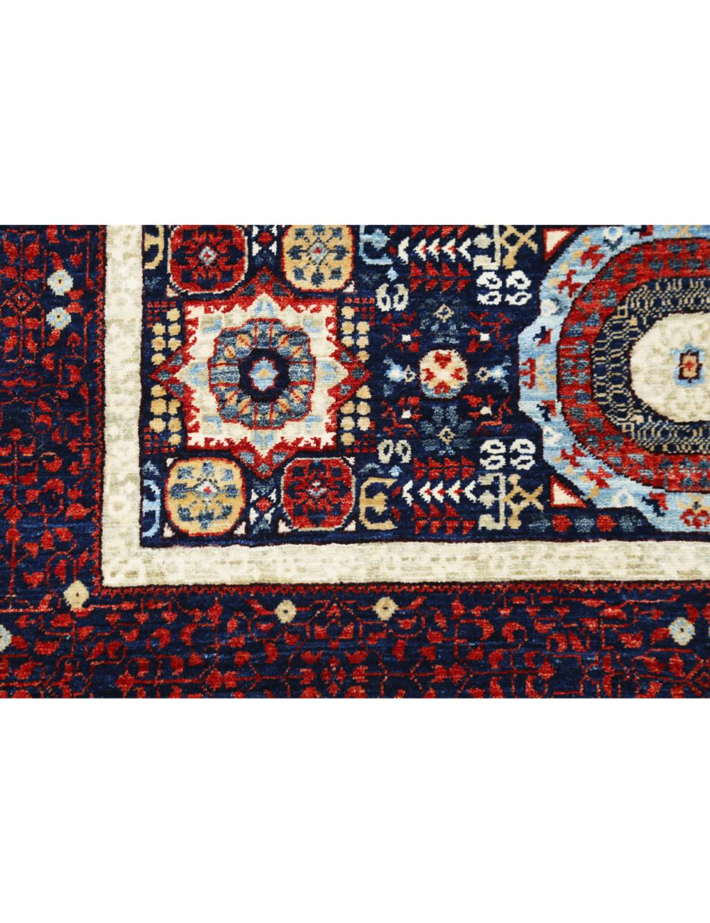 Hand Knotted Fine Mamluk Wool Rug 3' 11" x 6' 1" - No. AT27889