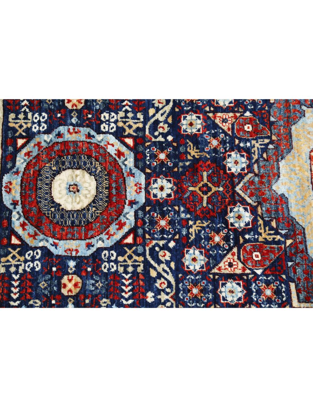 Hand Knotted Fine Mamluk Wool Rug 3' 11" x 6' 1" - No. AT27889